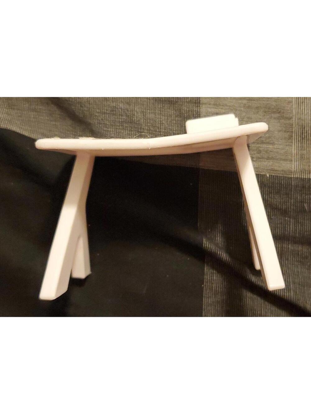 Barbie, Office, White Desk, Dollhouse Furniture, Play